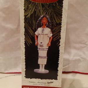 Barbie Native American Keepsake Ornament 1996